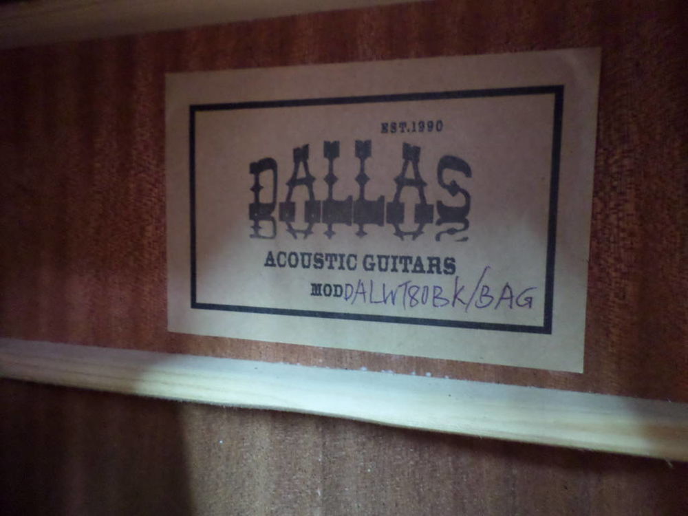 Guitare acoustique Dallas Instruments de musique