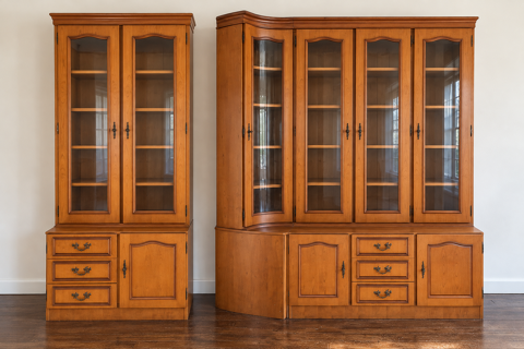 Lot de 2 bibliothèques vitrines en bois ? 270 € l'ensemble Boissy-Saint-Léger (94)