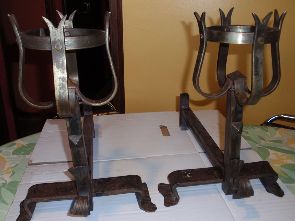 Chenets de chemin&eacute;e Décoration