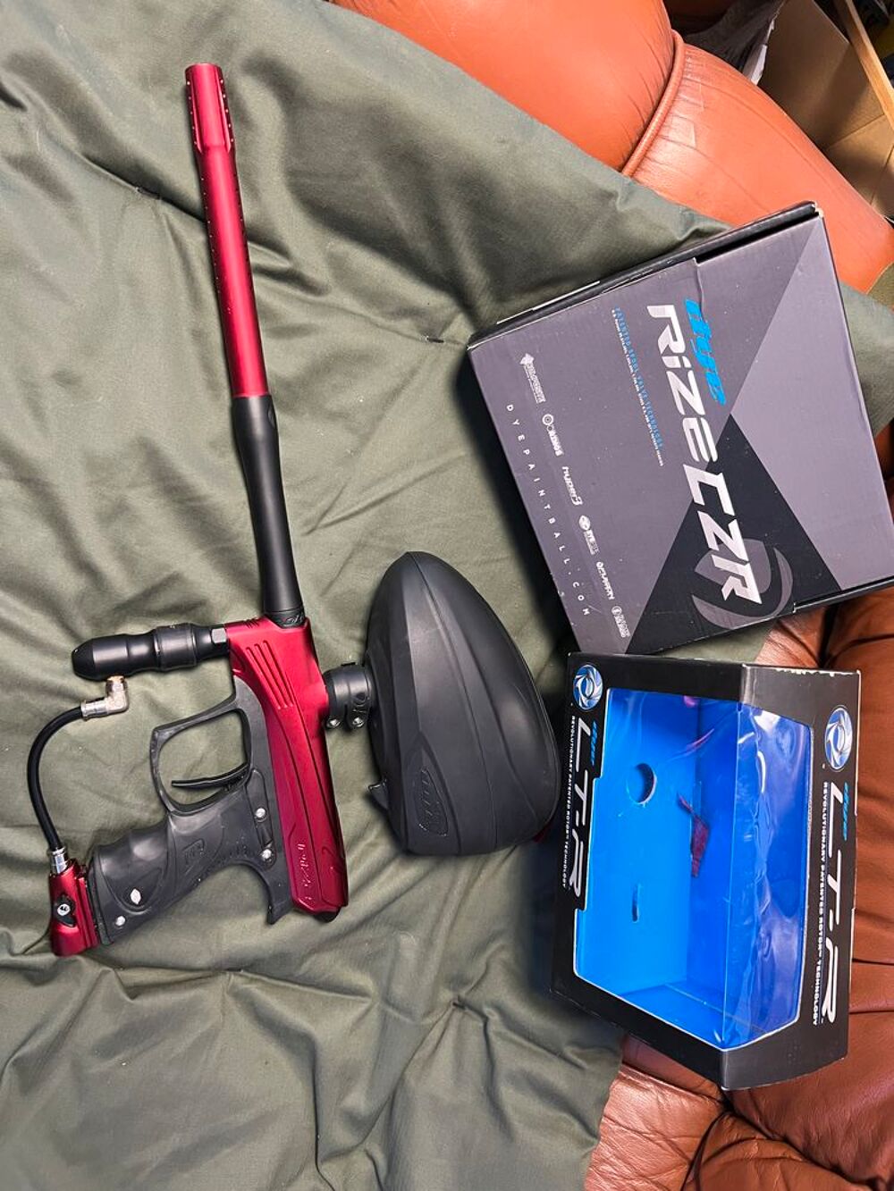 Kit de paintball , lanceur , loader , casque Sports