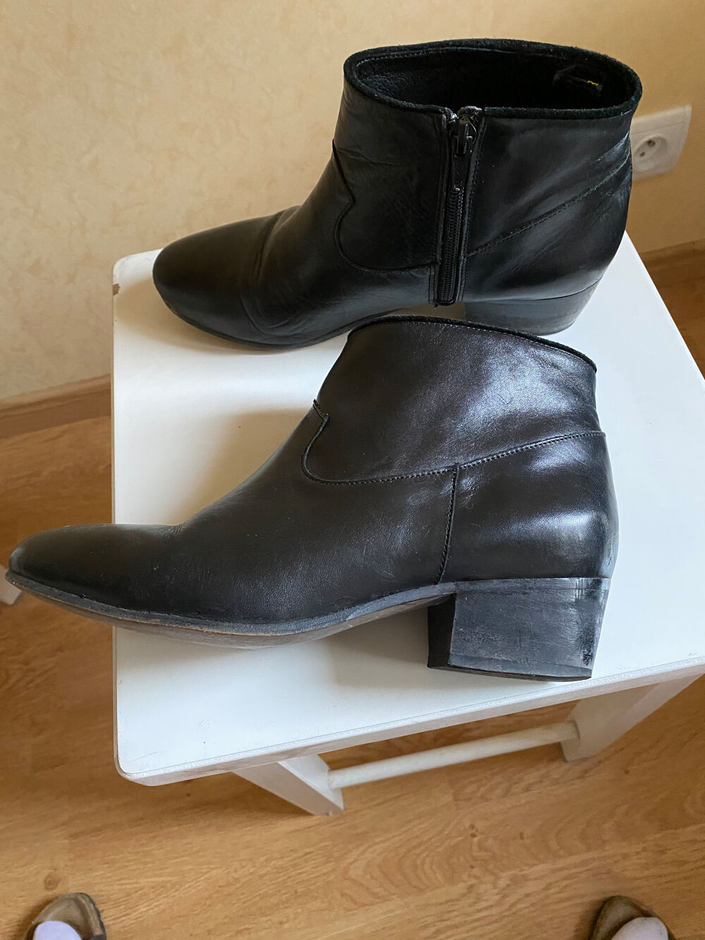 Boots cuir femme Chaussures