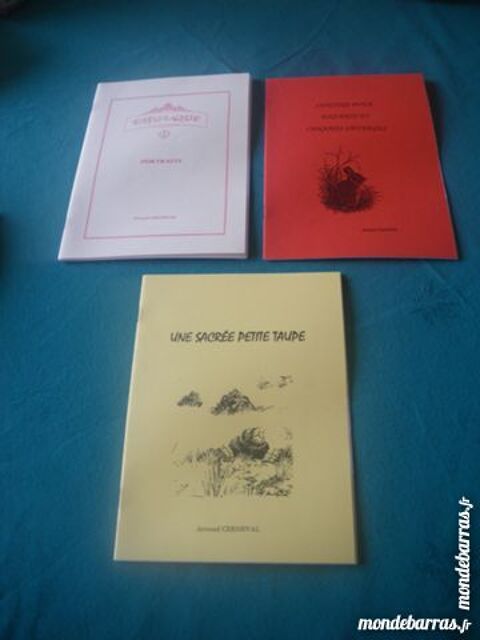 3 livrets d'Arnaud Cerneval (5) 3 Tours (37)