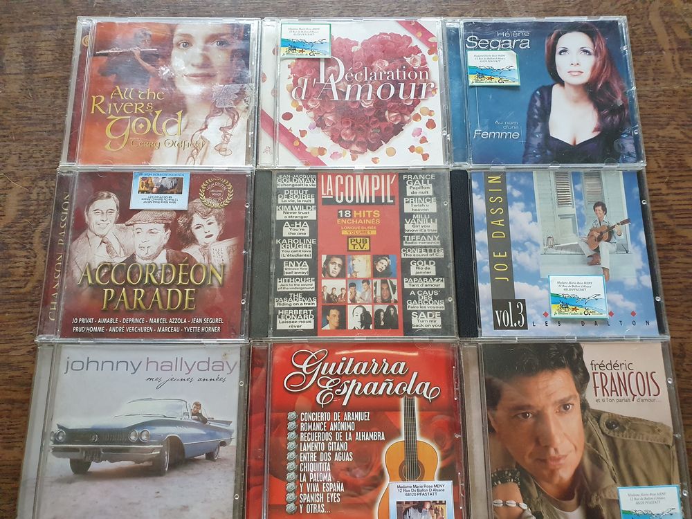 CD CD et vinyles