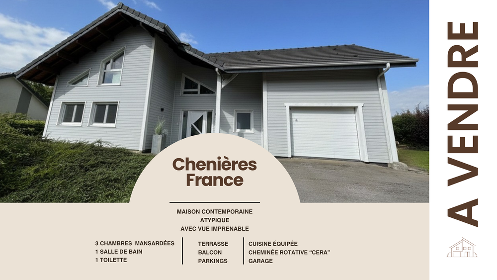 Maison 5 pièces 135 m² · à Chenières · 135 m² · 399 000 €