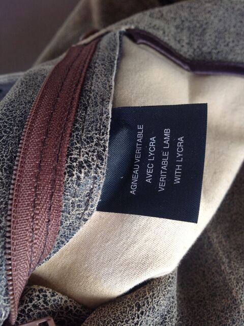 Pantalon cuir v�ritable Barbara Bui Initials 0 Fontvieille (13)