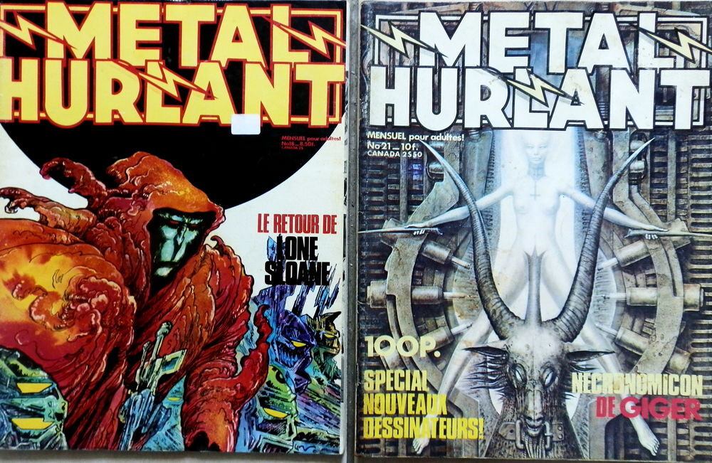 METAL HURLANT Livres et BD