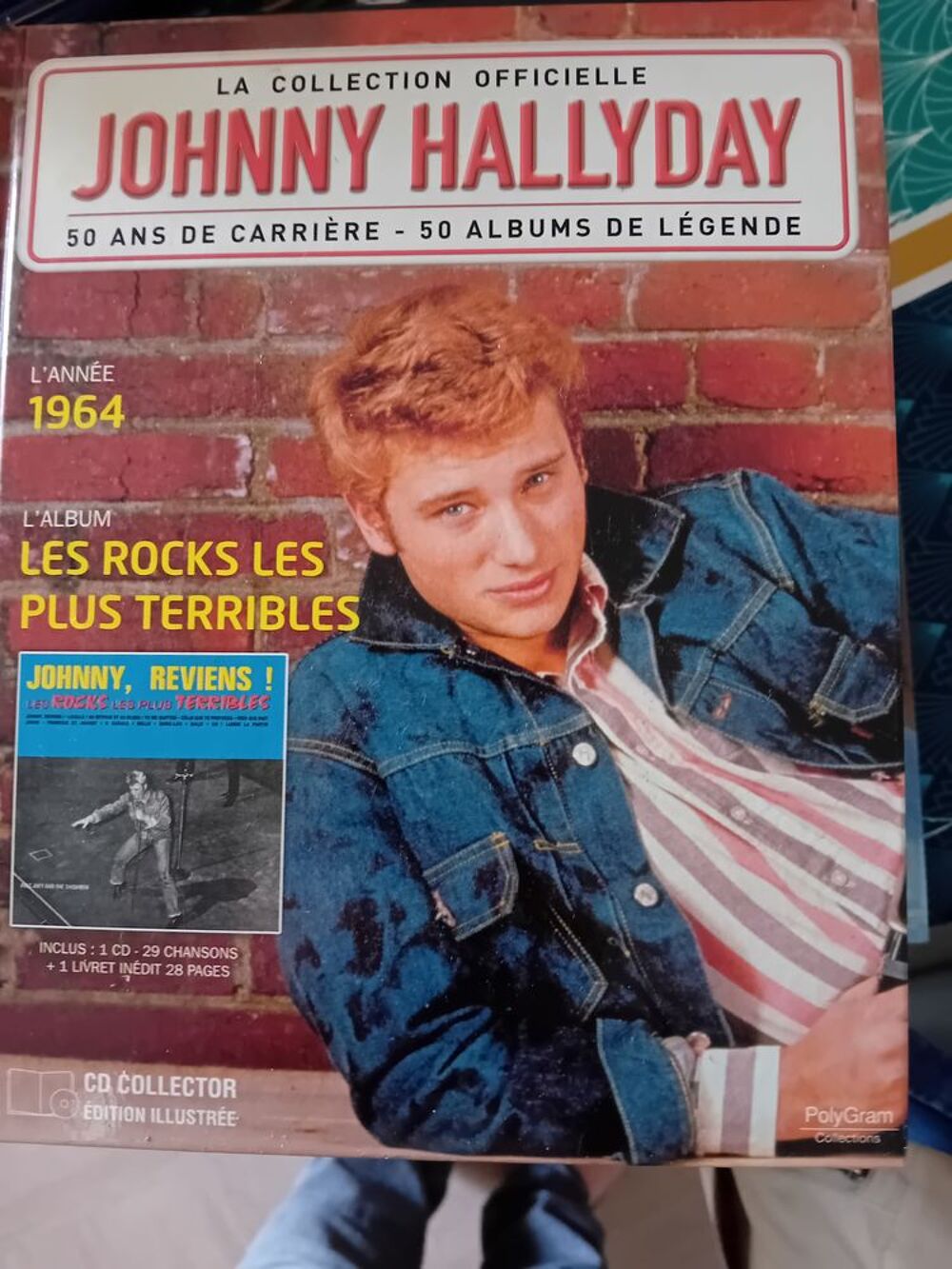  collection officielle johnny Hallyday 50 LIVRETS + CD CD et vinyles