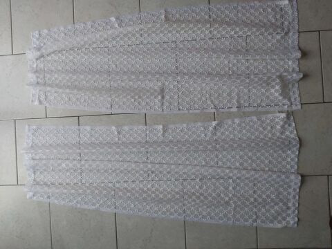 Paire de rideaux blancs comme neufs 4 Gaillon (27)