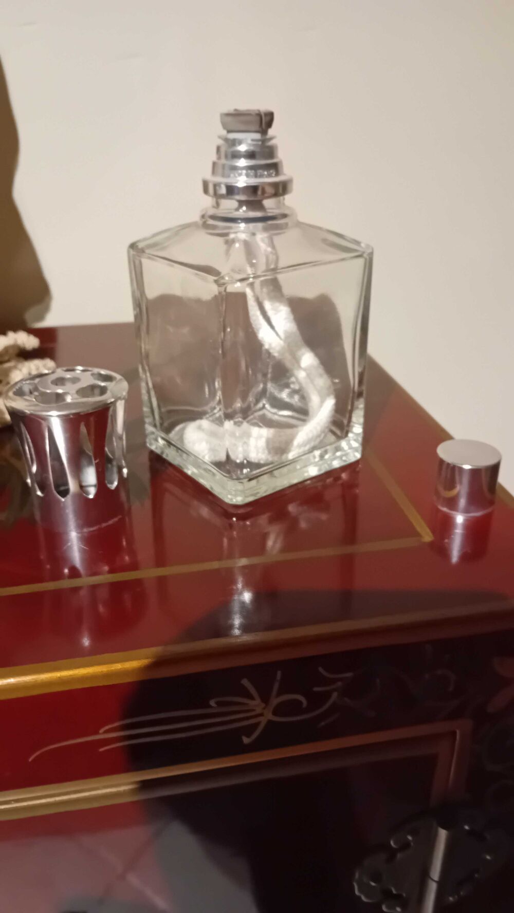 LAMPE BERGER EN VERRE COMPLETE SUPERBE Décoration