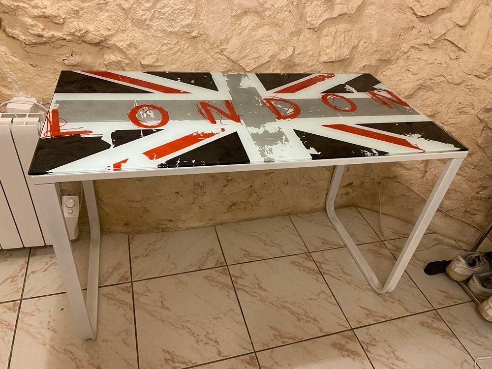 Bureau en verre Angleterre Meubles
