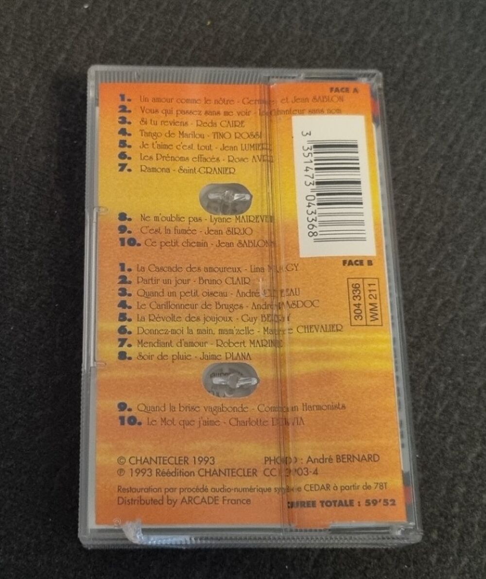 Cassette audio - "Les Grands Moments de la T.S.F." CD et vinyles