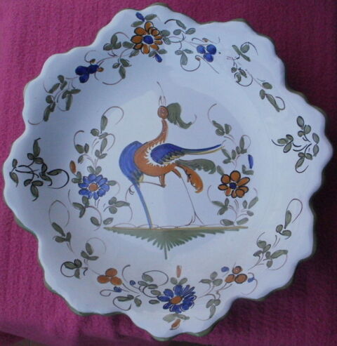 PLAT creux rond MOUSTIERS fait main sign� DM 25 Montauban (82)