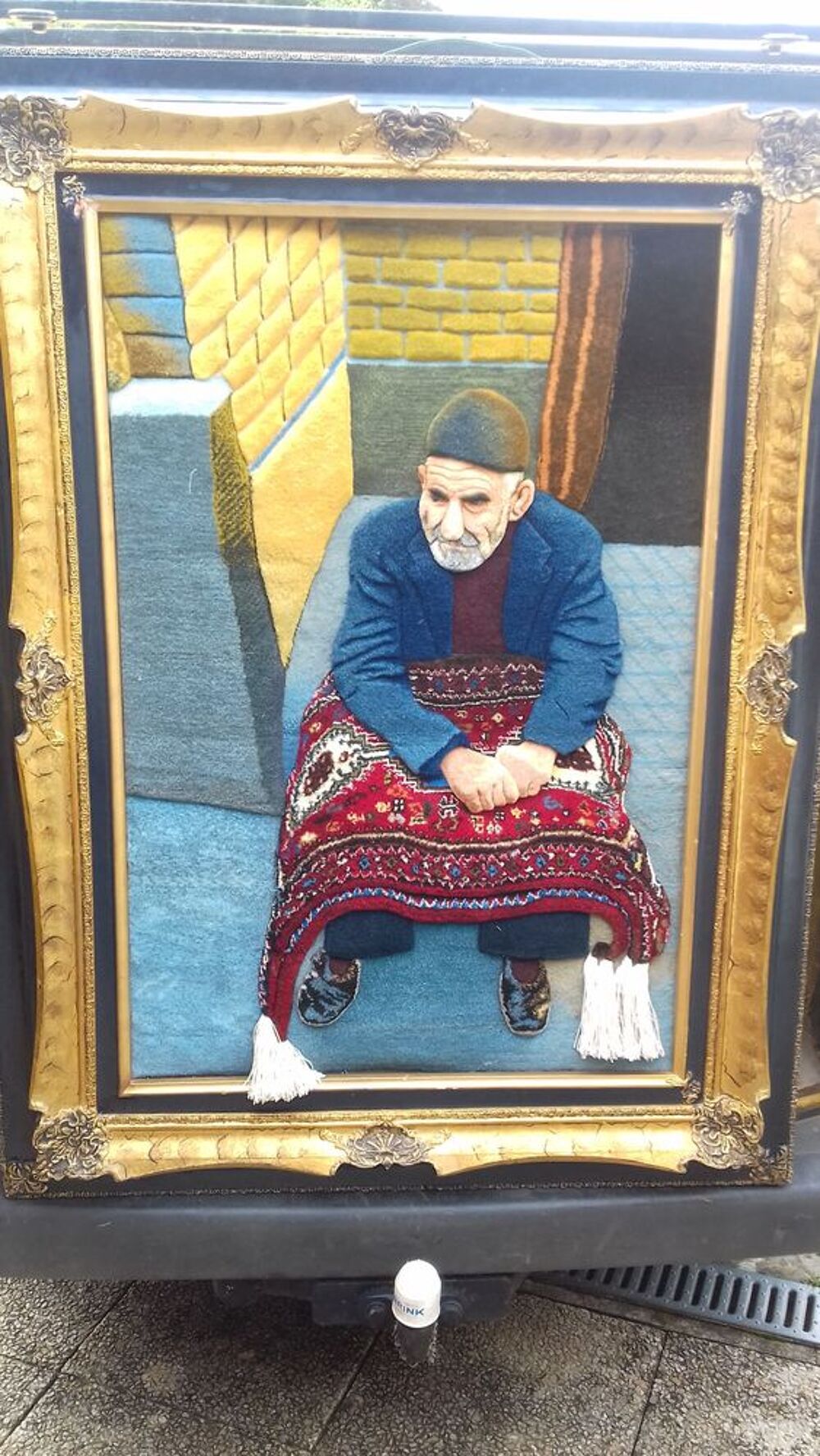 cadre tapis fait en IRAN Décoration