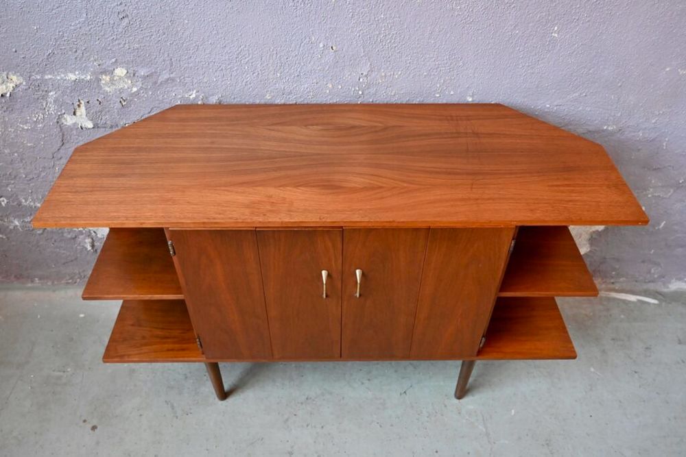 Commode enfilade meuble hifi t&eacute;l&eacute; &agrave; niche buffet design 1960 Meubles