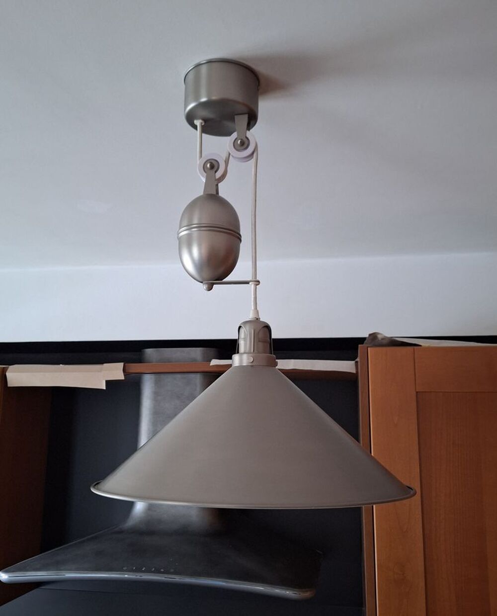 Lampe Suspension Plafonnier avec contrepoids Décoration