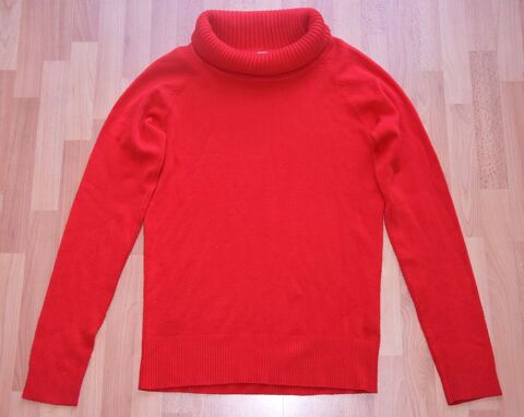 Taille: 38.  Pull col montant, rouge. CAMAIEU. Trs bon tat 9 Gujan-Mestras (33)