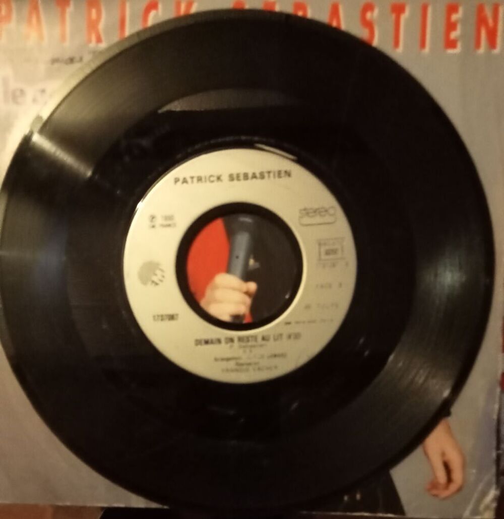 PATRICK SEBASTIEN / 5 X DISQUES VYNIL45 TOURS CD et vinyles