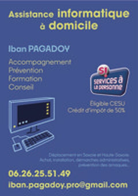   Assistance informatique à domicile 