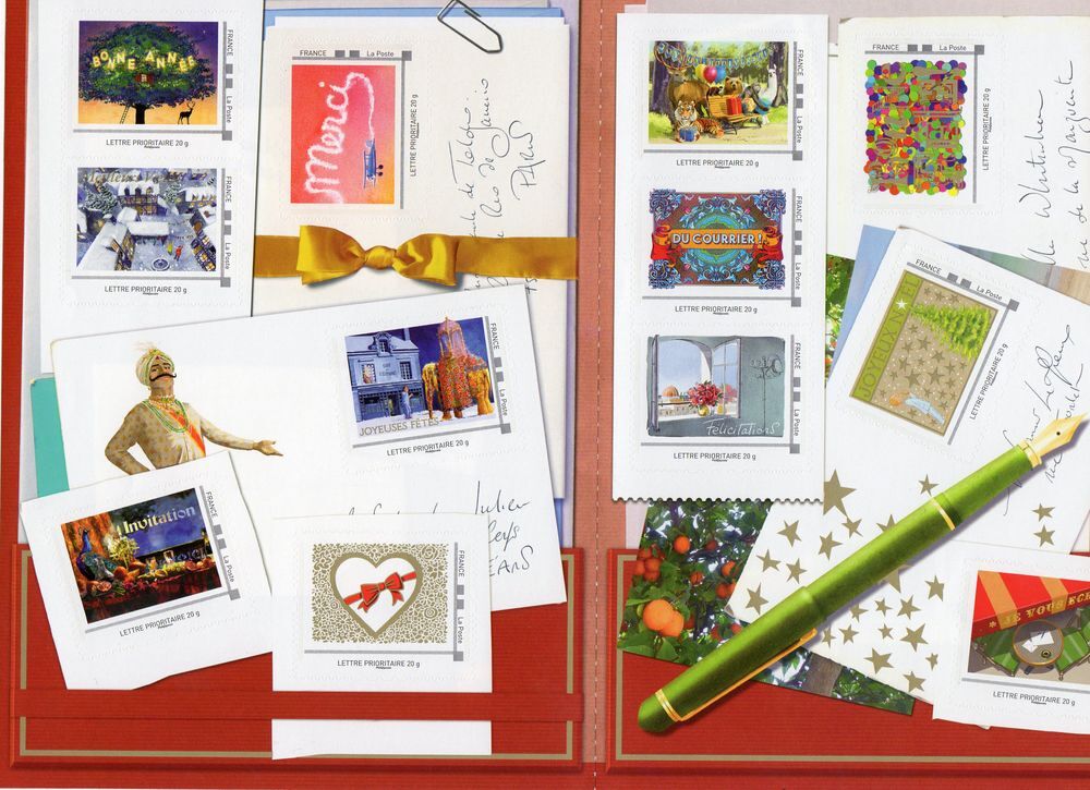  FRANCE . 
FEUILLET COLLECTOR DE LA POSTE 