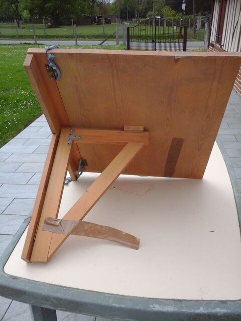 Table pliante mural en pin 15 Lisieux (14)