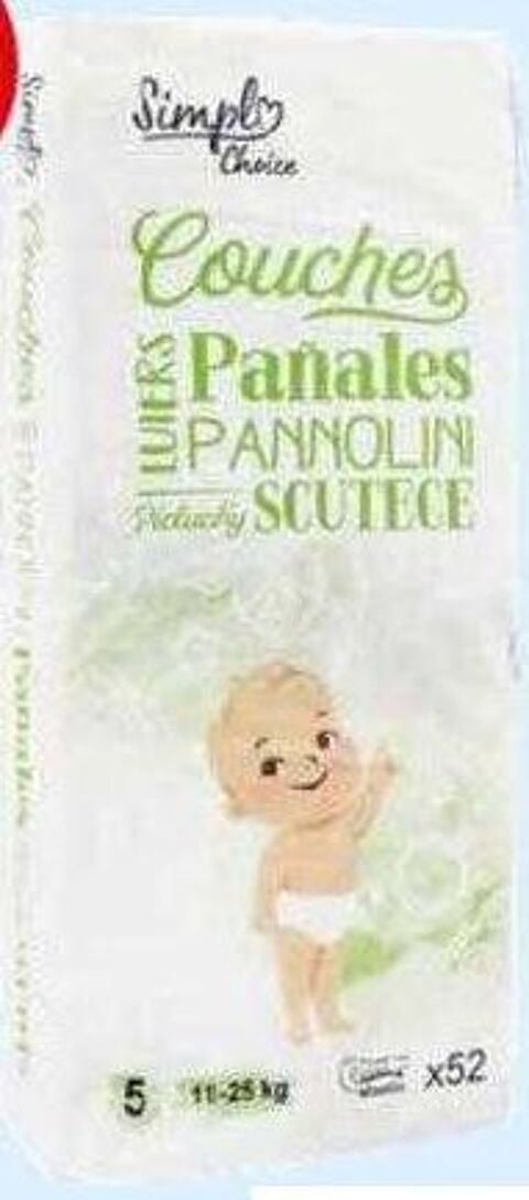 44 couches enfant taille 5 5 Beauchamp (95)