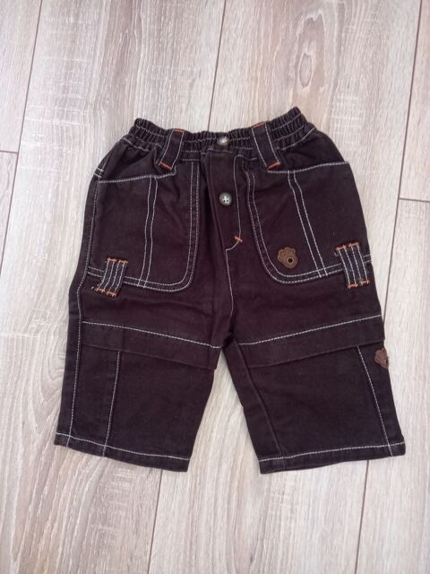 Pantalon jean sans marque 6 mois marron chocolat 3 Villiers (86)