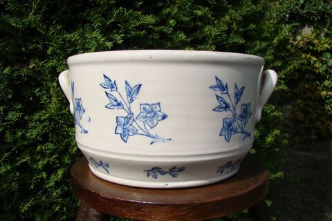 Ancien cache-pot / jardini�re en fa�ence -  Epoque 1900 40 Gargenville (78)