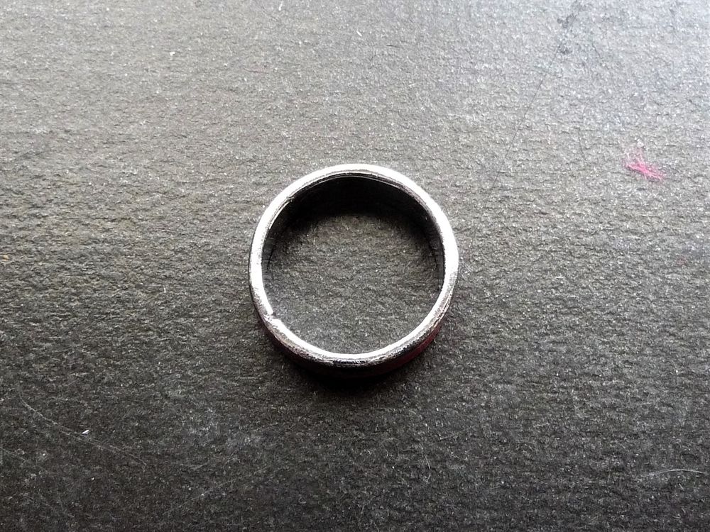 Bague Anneau Bi Couleur Rose Clair et Rose Fonc&eacute; et M&eacute;tal Bijoux et montres