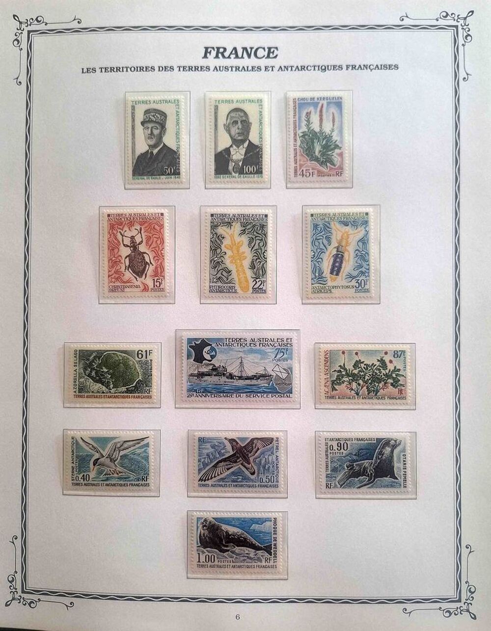 Timbres des Terres Australes et Antarctiques Fran&ccedil;aises 5 