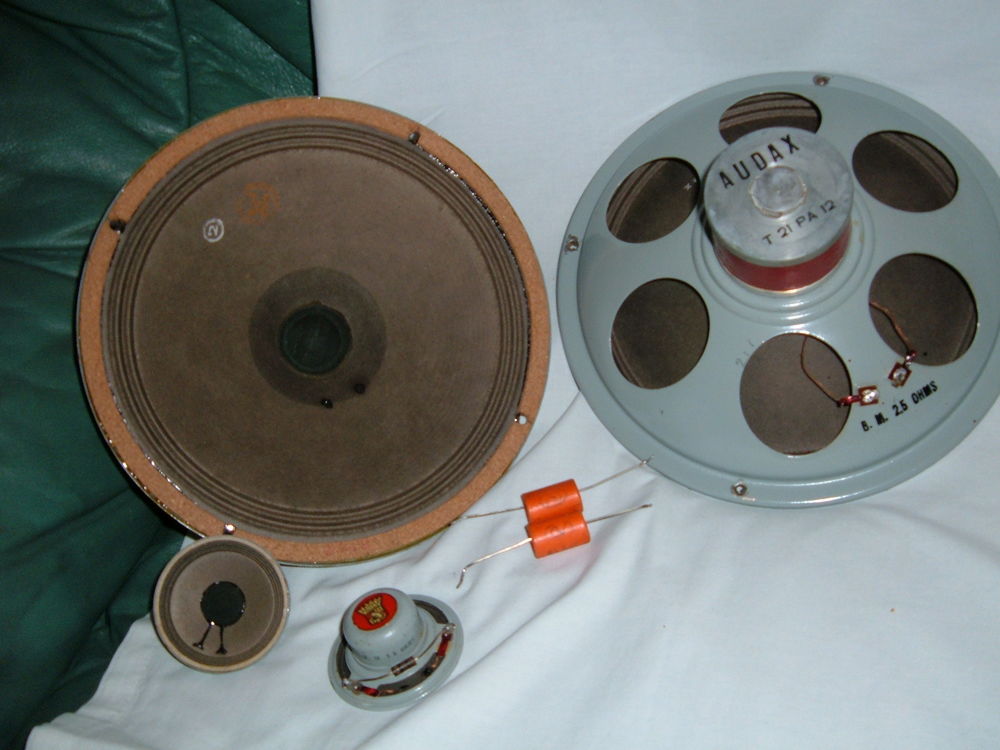 paire de AUDAX T 21 PA 12 ALNICO (Ticonal en 15 OHMS) de 60' Audio et hifi