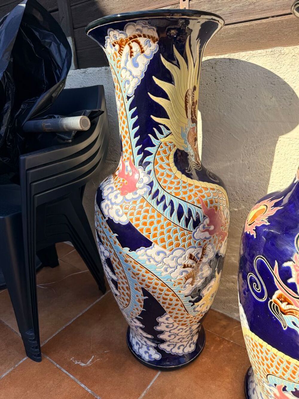 grand vase d&eacute;coratif Décoration