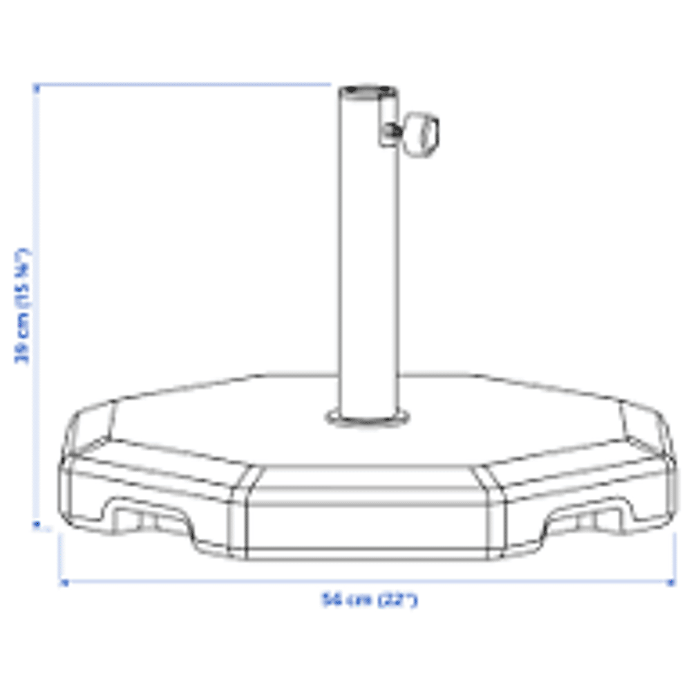 PIED DE PARASOL IKEA Jardin