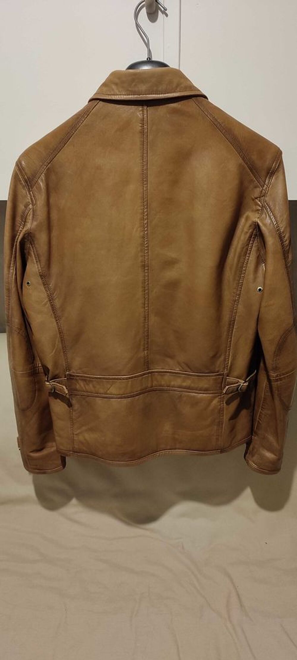 Blouson cuir homme Massimo Dutti Vêtements