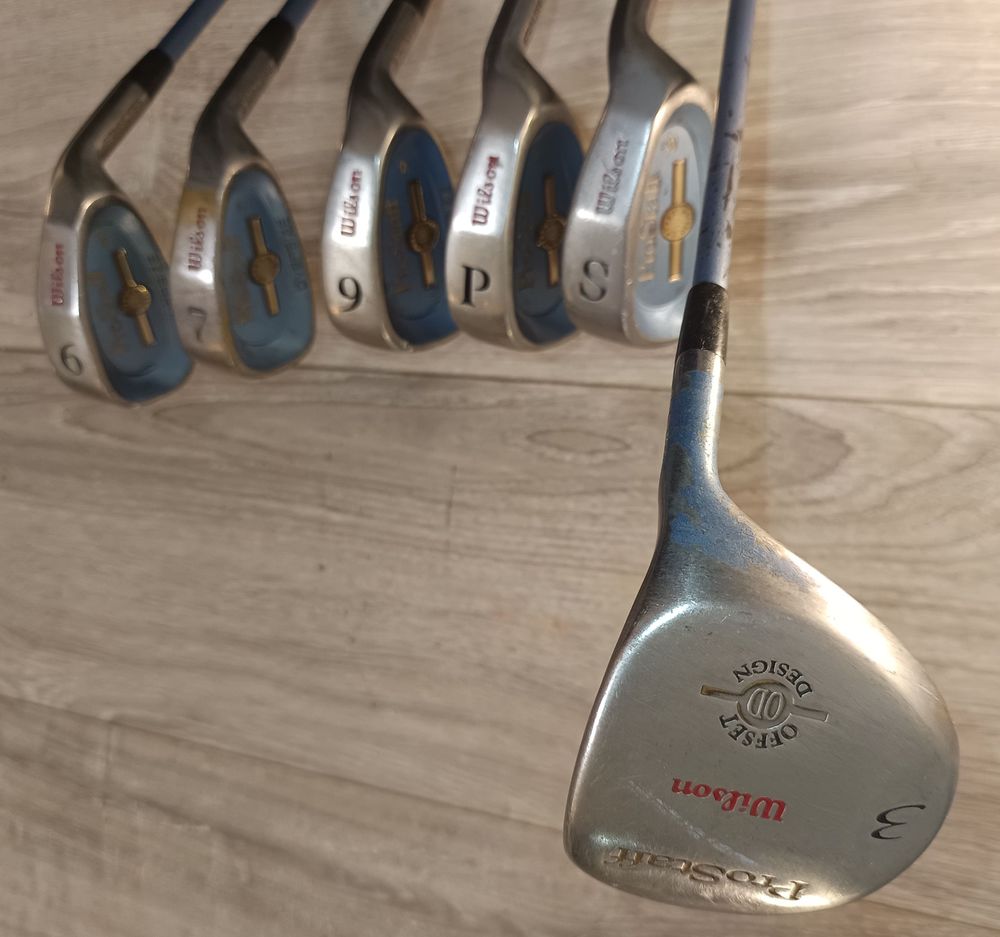 Demi-S&eacute;rie de Clubs de Golf Wilson ProStaff Femme Bon &Eacute;tat Sports