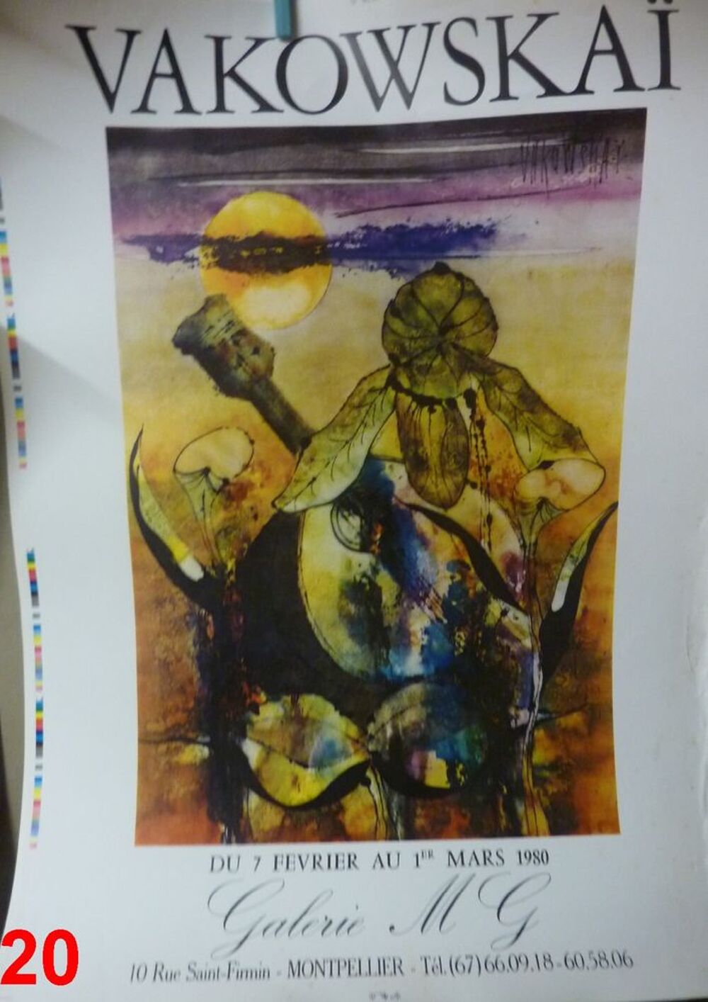 Affiches peintres pour Expositions Neuves 1980 Décoration