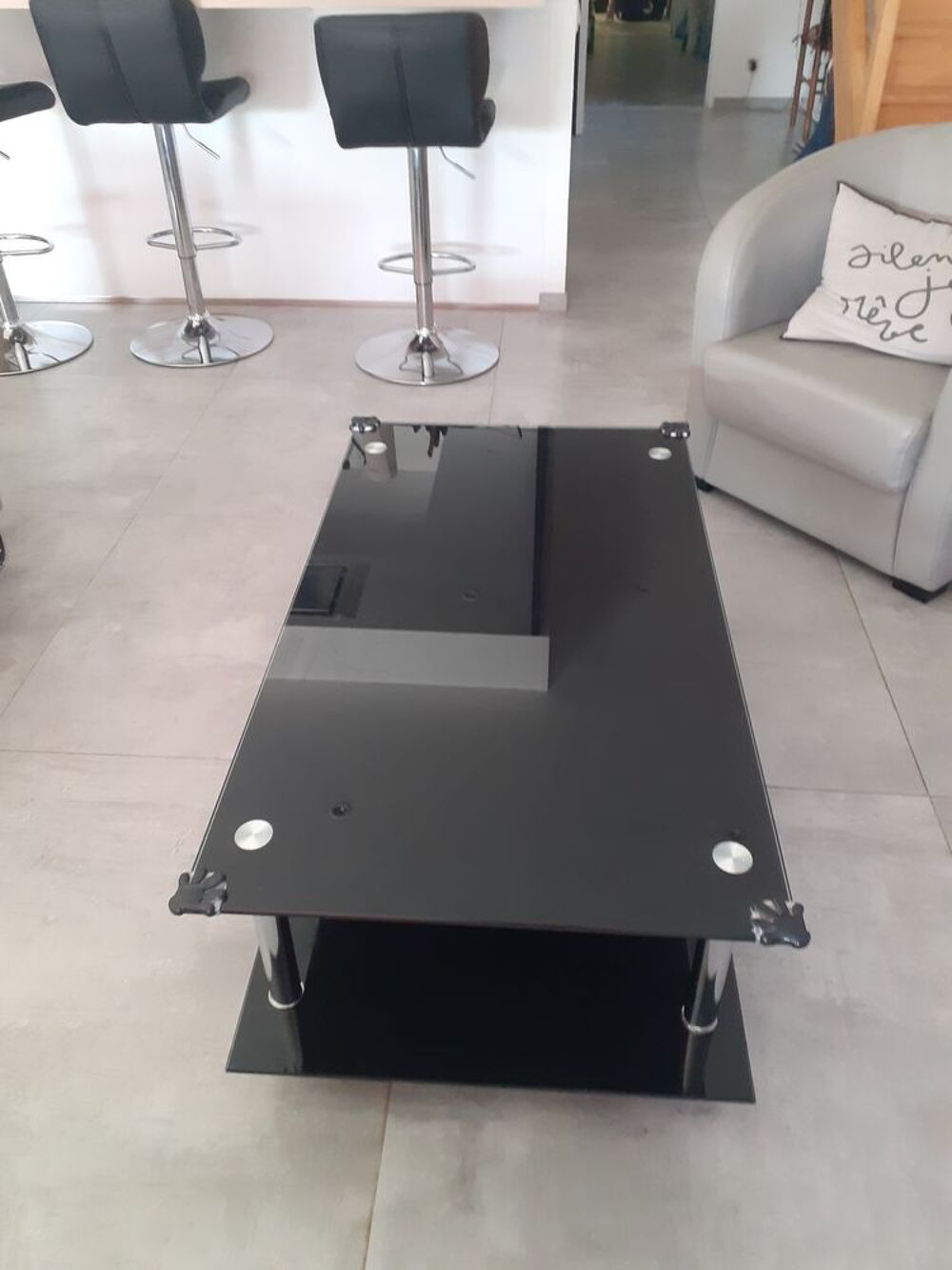 table basse en verre Meubles