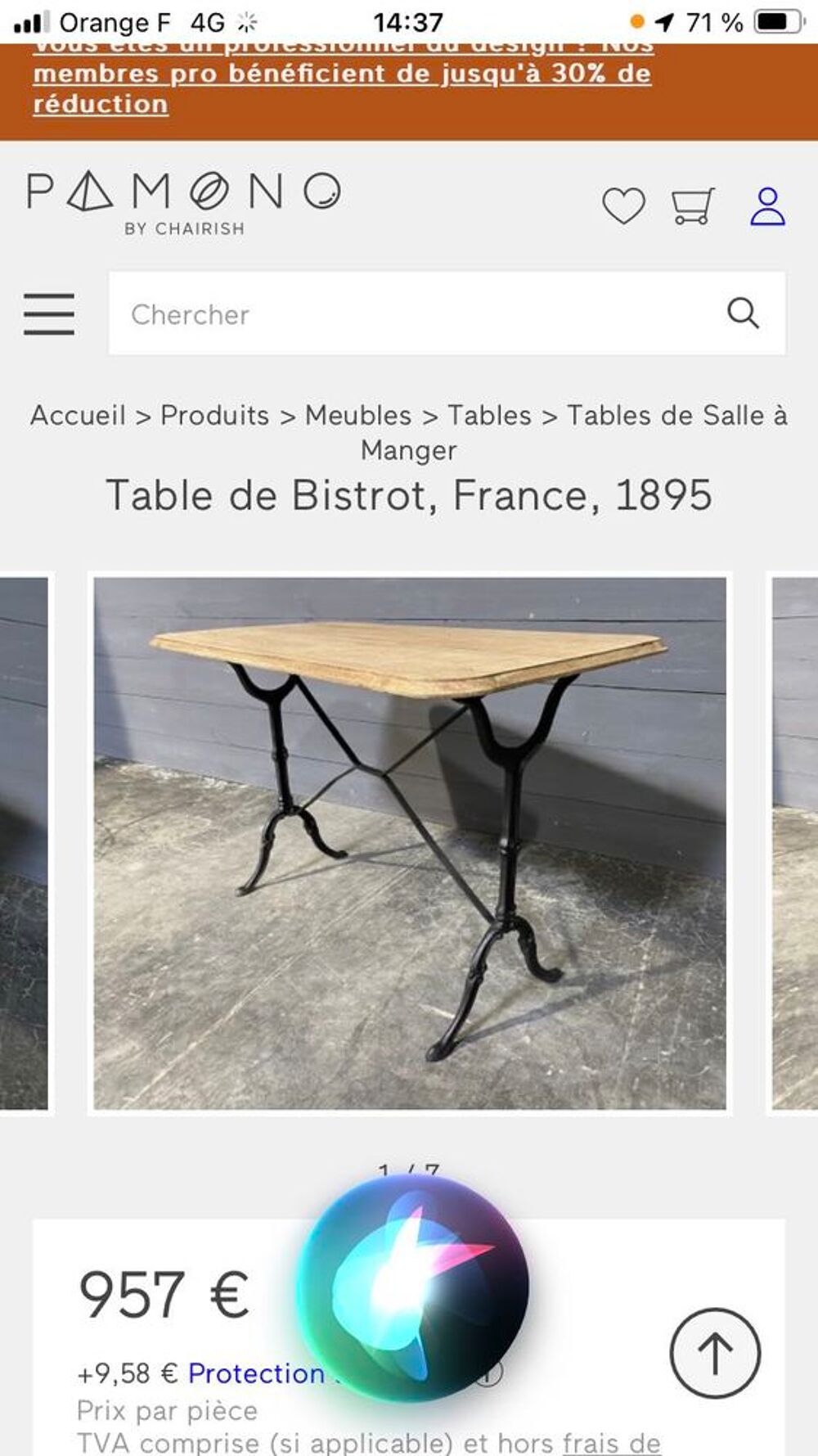 table bistrot Meubles