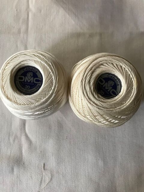 Fil d'�cosse 20 et 10 DMC 3 Vincennes (94)