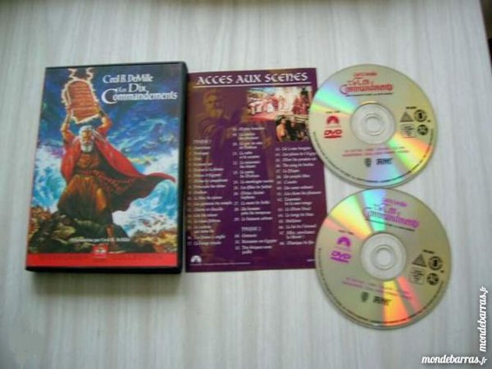 DVD LES DIX COMMANDEMENTS - Cecil B. DeMille DVD et blu-ray
