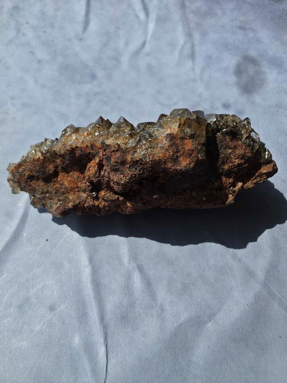 Pi&egrave;ce Unique Quartz Fum&eacute; Naturel du Congo-8,4 cm 