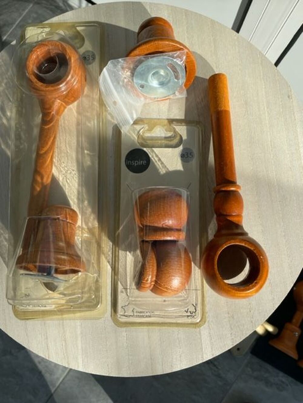 Tringle &agrave; rideaux en bois Décoration