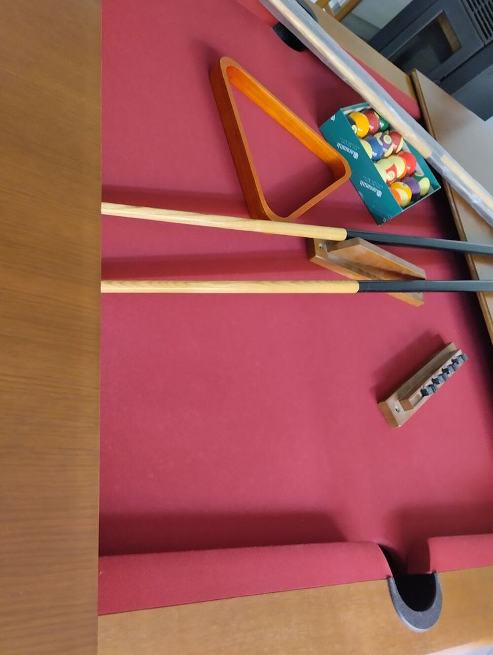 Billard se transforme en table de salle &agrave; manger Meubles