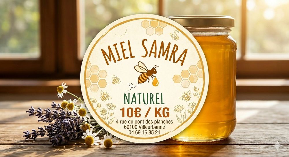 MIEL SAMRA NATUREL Cuisine