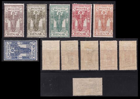 Timbres ITALIE CYRNAQUE 1926 YT 31  35  4 Lyon 5 (69)