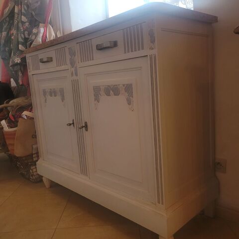 MEUBLE PEINT PLAQUE MARBRE 400 Saujon (17)