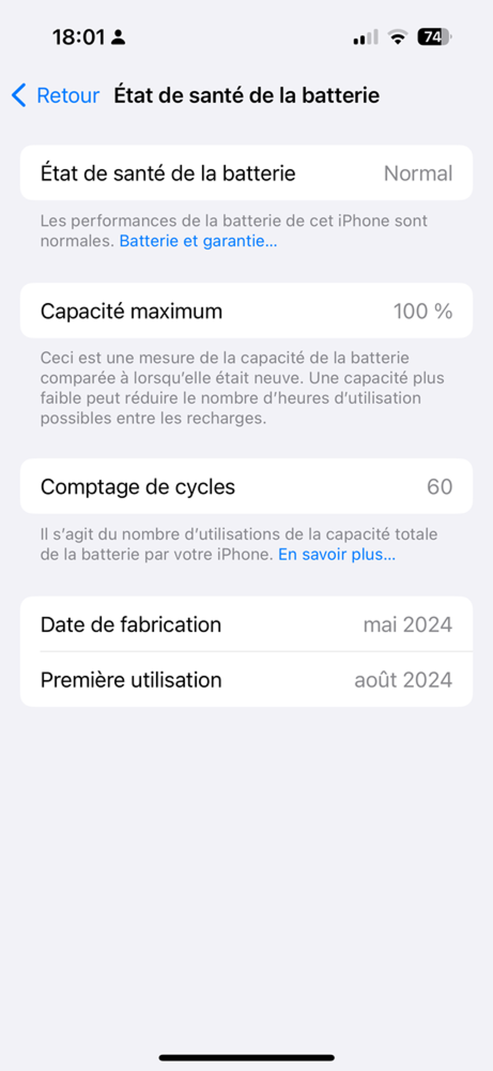 Iphone 15 noir (128g) Téléphones et tablettes