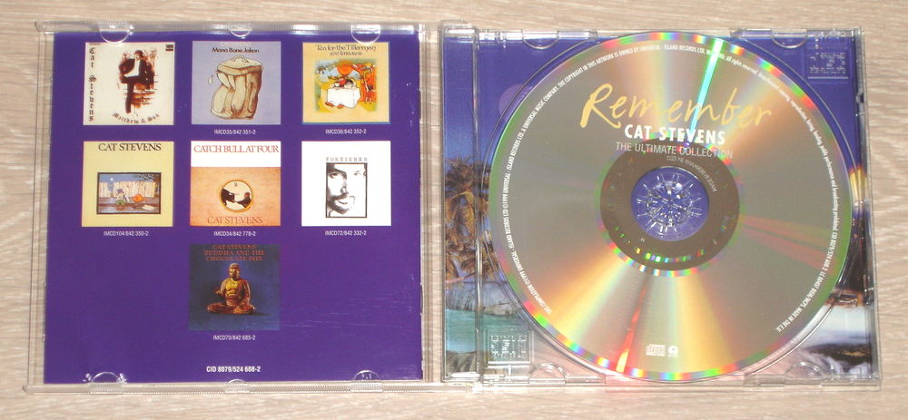 CAT STEVENS -CD REMEMBER / THE ULTIMATE COLLECTION-24T.-1999 CD et vinyles