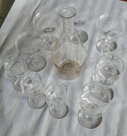 service de verres et carafe Brignais (69)