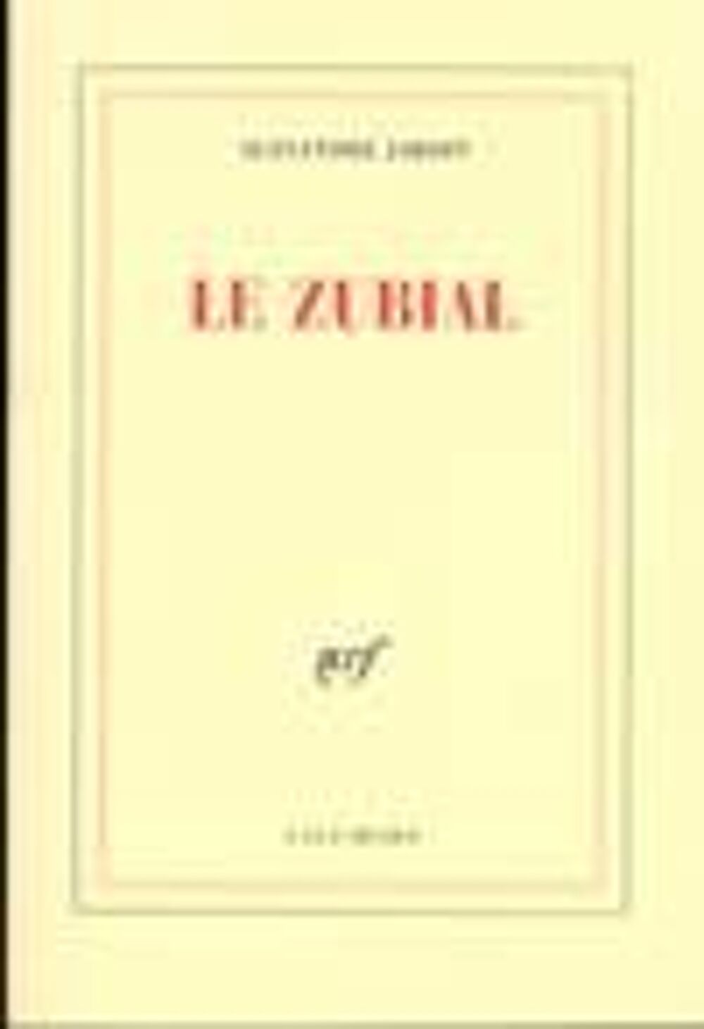 Le zubial Livres et BD