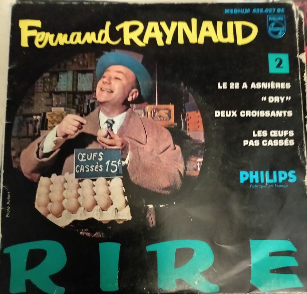  DISQUE VYNIL 33 TOURS DE FERNAND RAYNAUD /DE 1954 A 1965/11 CD et vinyles